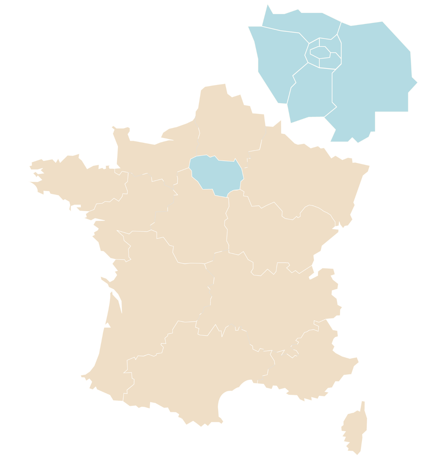 Carte de France des membres